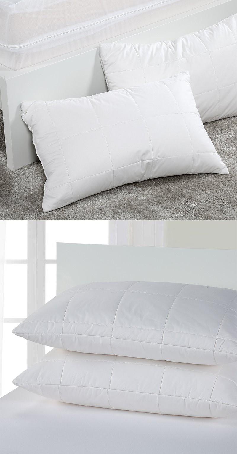 Classic Cotton Quilted Standard Bed Pillow