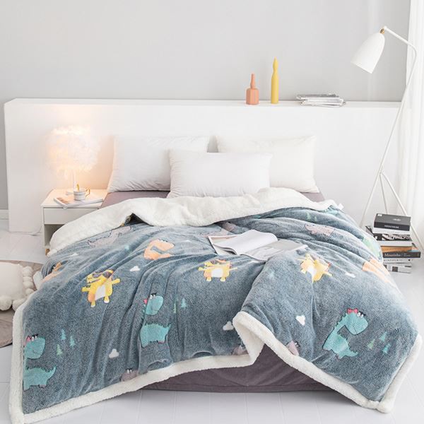 Bieza šerpa flīsa sega ziemai